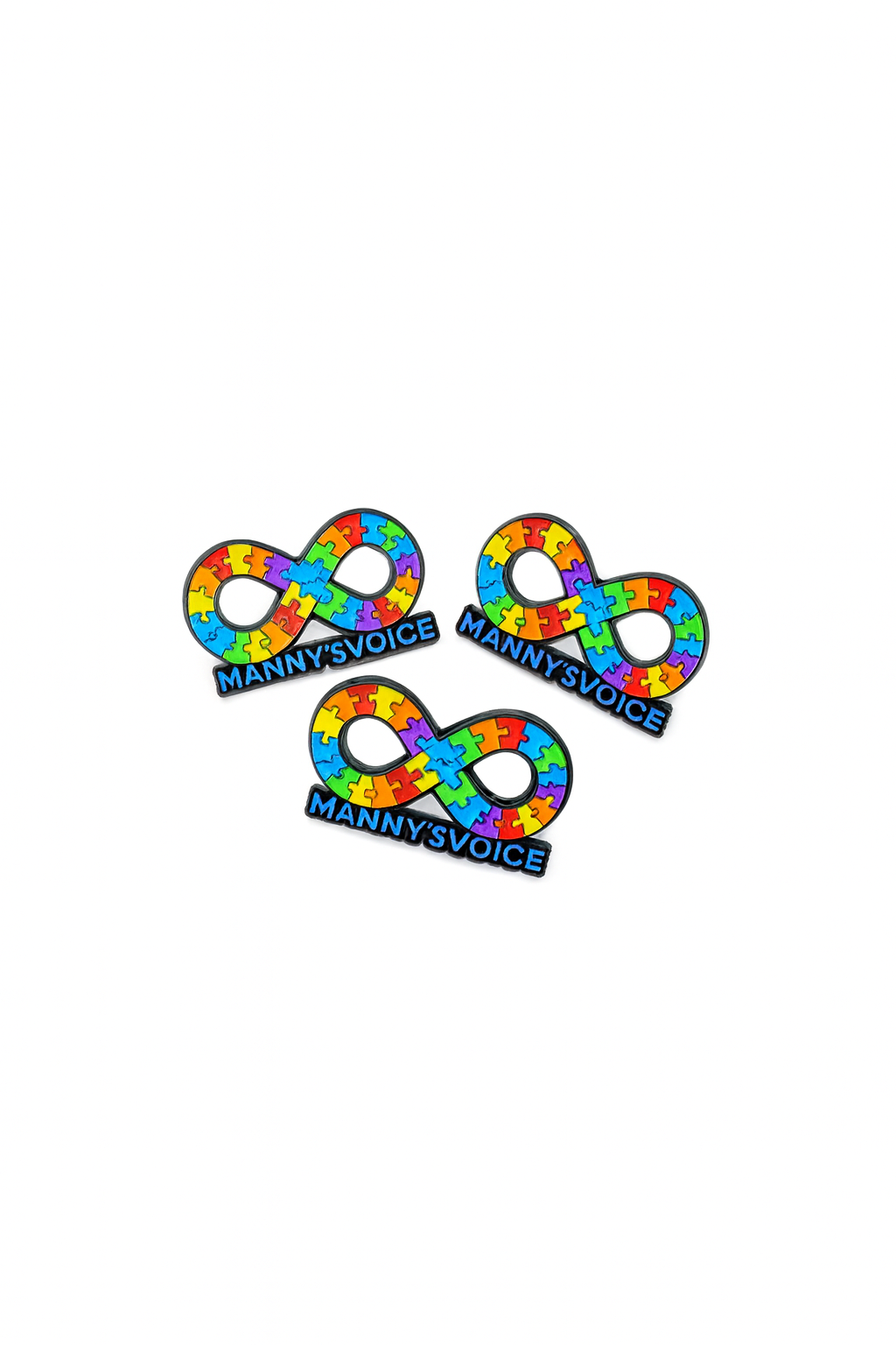 Manny’s Voice Autism Awareness Pin